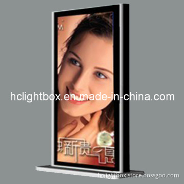 Stainless Steel Double Sides Outdoor Advertising Scrolling Light Box Sign